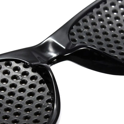 Anti-Myopia Astigmatism Glasses Vision Correction Fatigue Pin Hole Glasses with Holes for Men Women Eyesight Improvement
