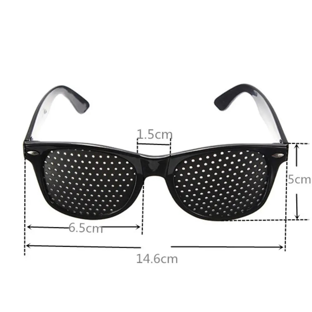 Anti-Myopia Astigmatism Glasses Vision Correction Fatigue Pin Hole Glasses with Holes for Men Women Eyesight Improvement