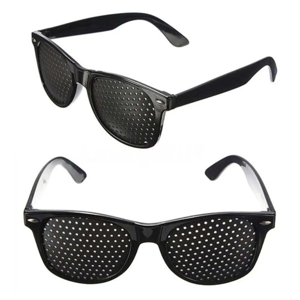 Anti-Myopia Astigmatism Glasses Vision Correction Fatigue Pin Hole Glasses with Holes for Men Women Eyesight Improvement