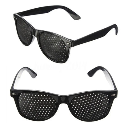 Anti-Myopia Astigmatism Glasses Vision Correction Fatigue Pin Hole Glasses with Holes for Men Women Eyesight Improvement